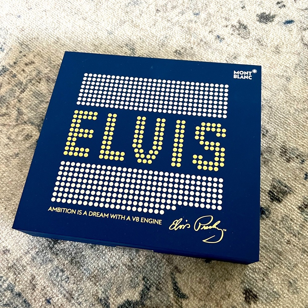 Elvis Mont Blanc pen and ink case